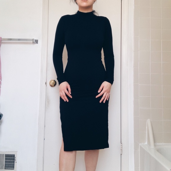 Mock Neck Dress - Picture 3 of 3